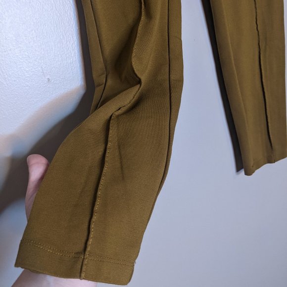 😍Zac & Rachel Mustard Yellow Pointe Leggings - Size Medium - Picture 7 of 10